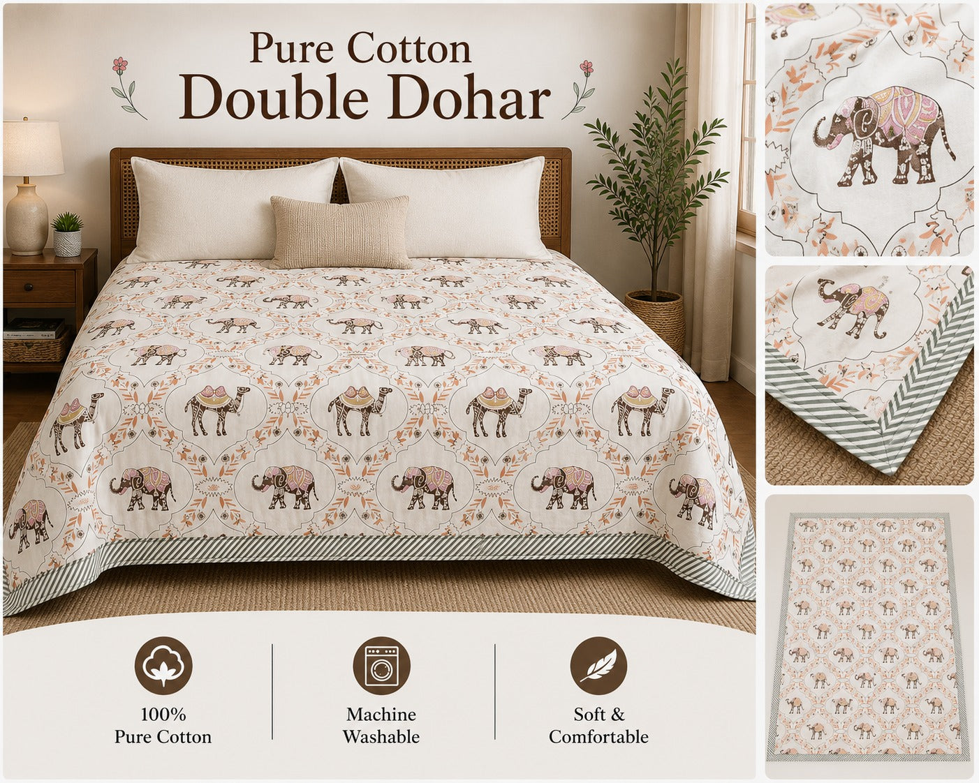 Premium Cotton Double Dohar