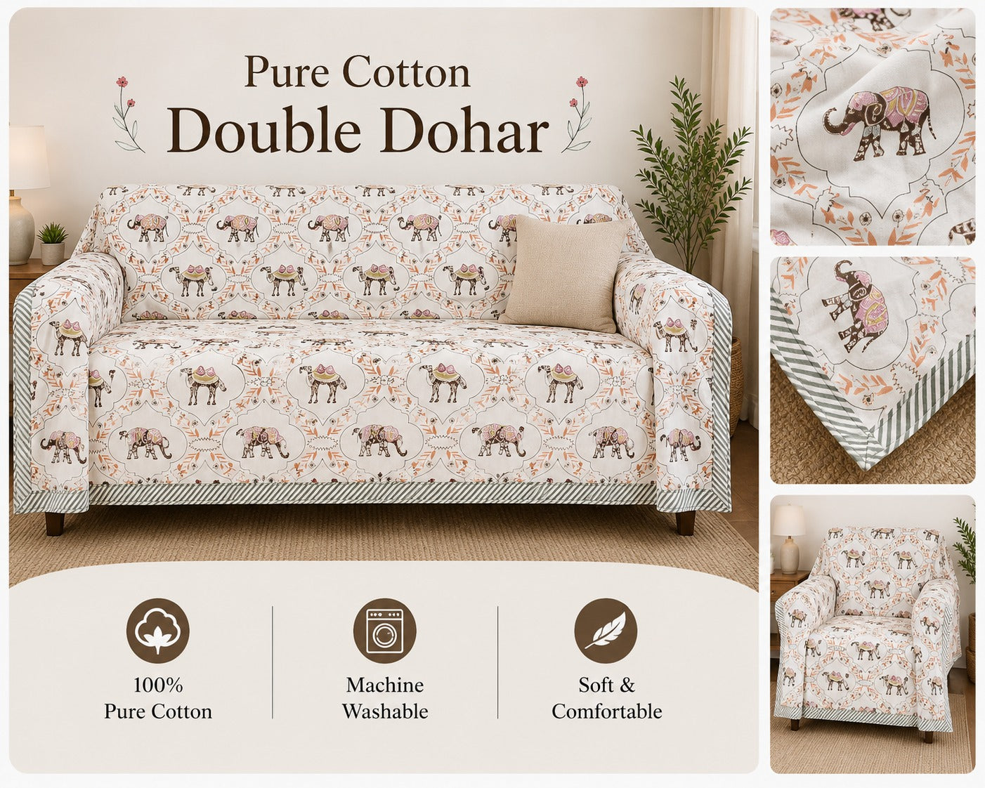 Premium Cotton Double Dohar