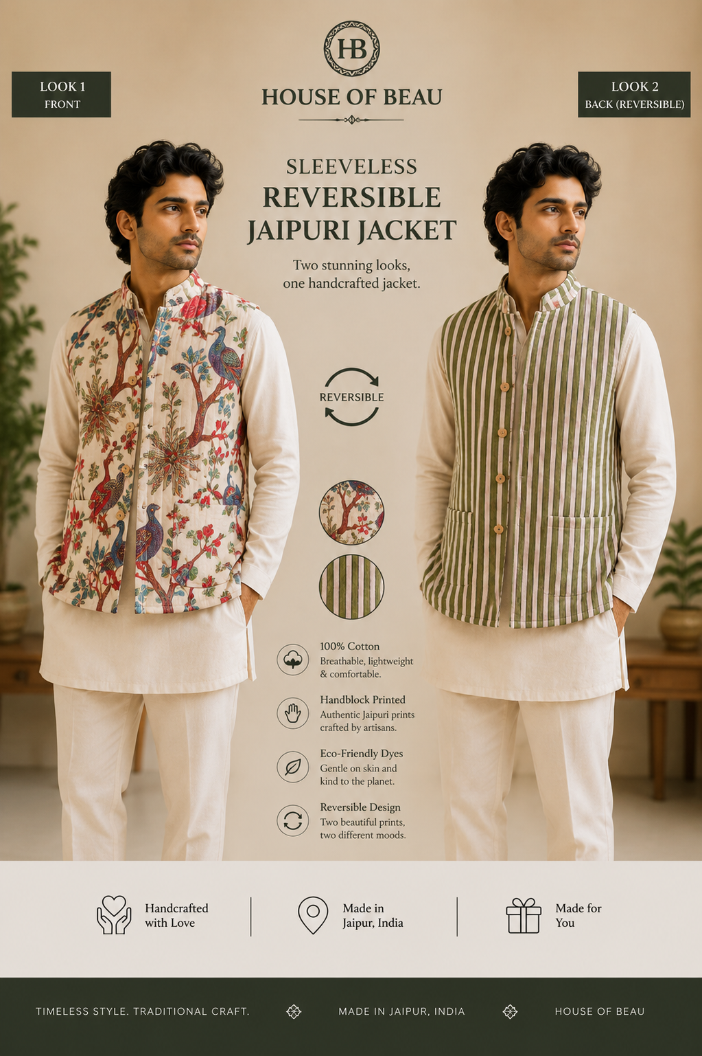 Handcrafted Modi Jacket