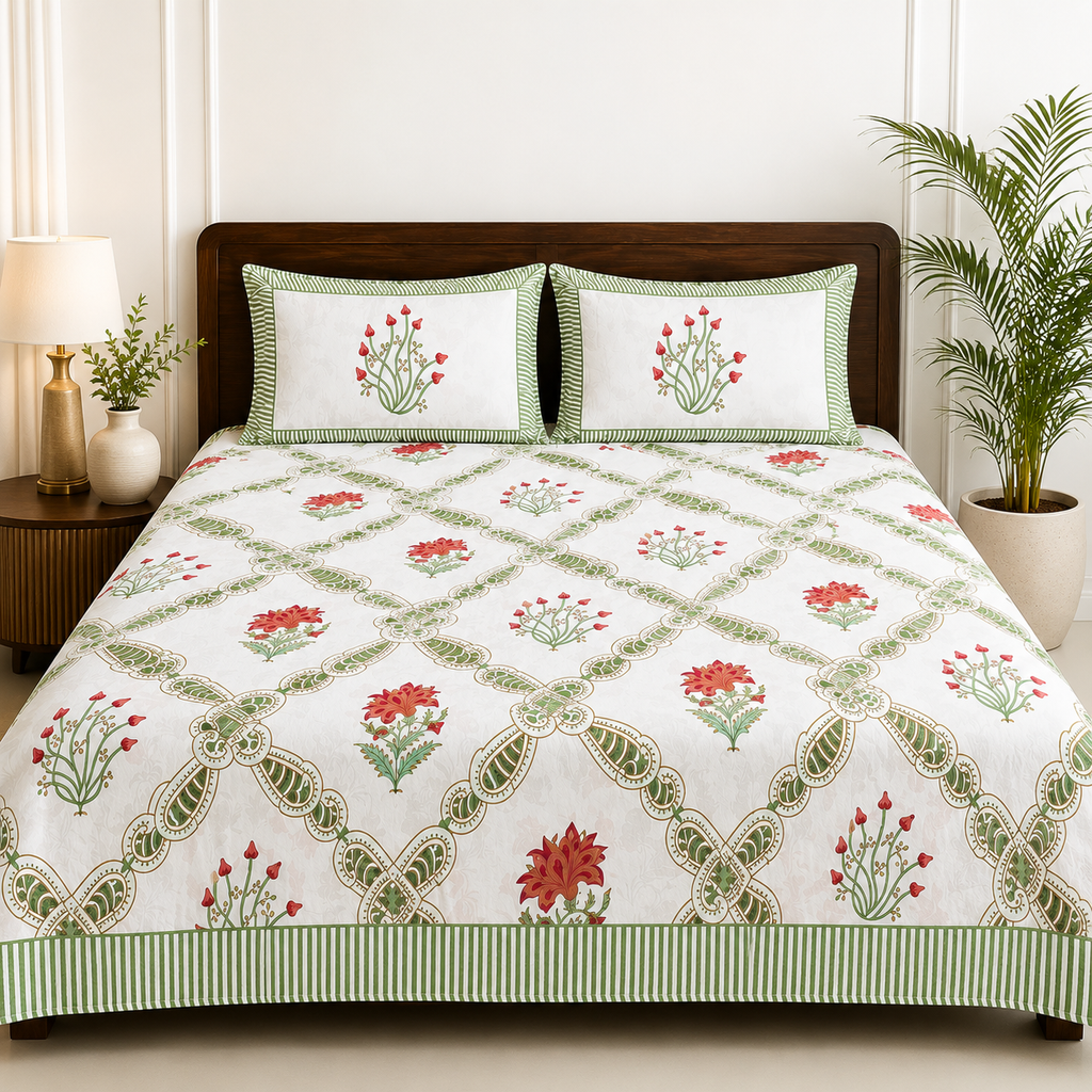 Premium Double Percale Superking Bedsheet