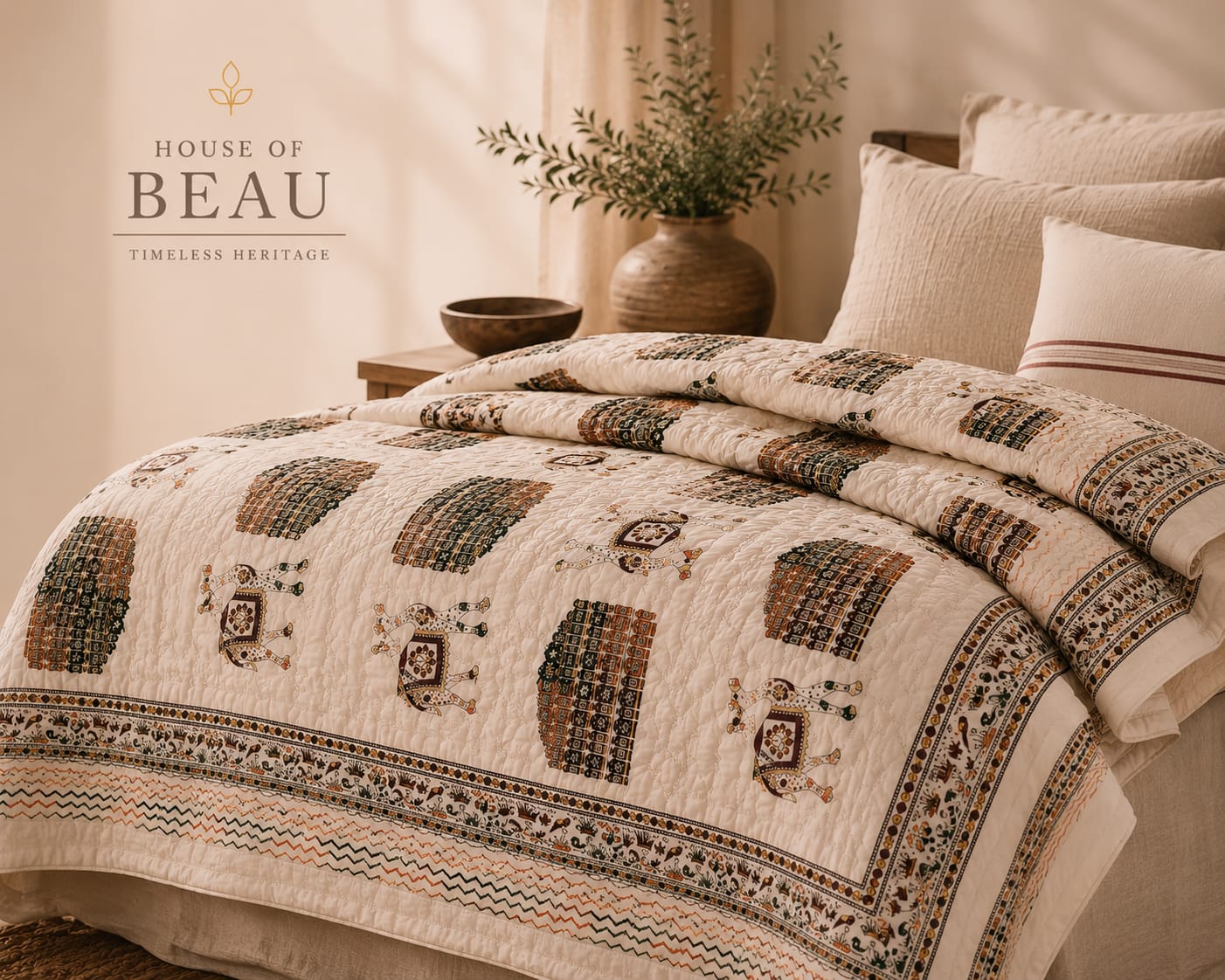 Premium Cotton Double Razai