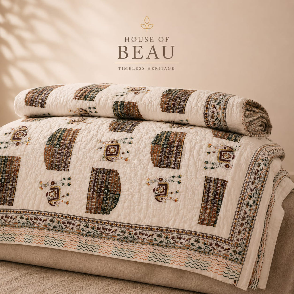 Premium Cotton Double Razai