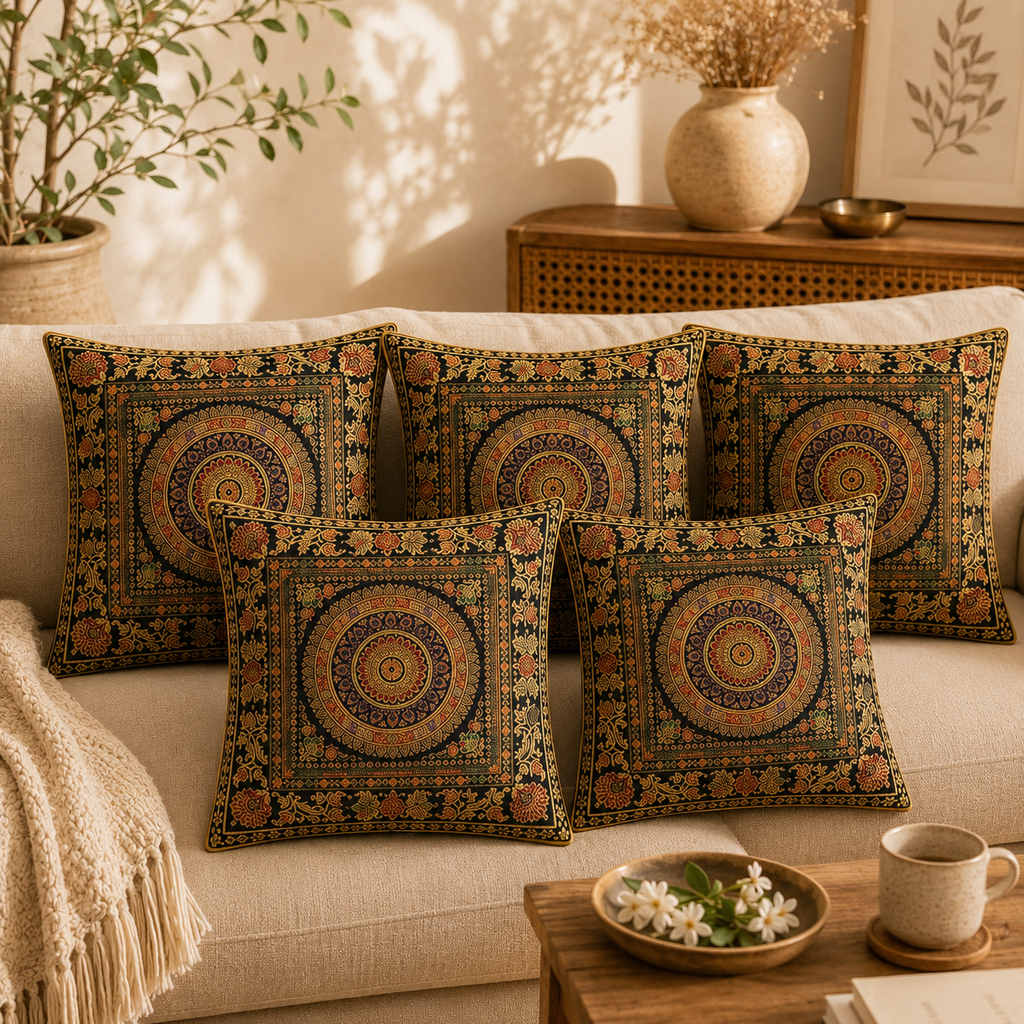 Premium Cotton Cushion Cover – Single Piece