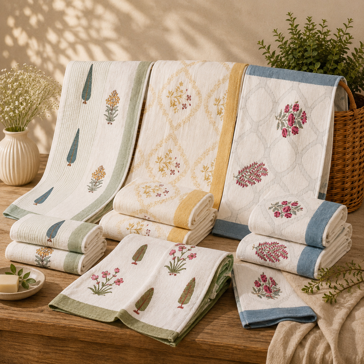 Premium Cotton Towel Set