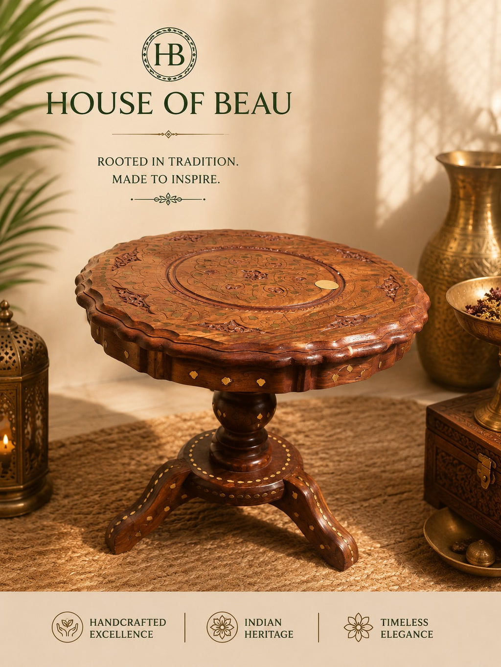 Artisan Wooden & Brass Furniture