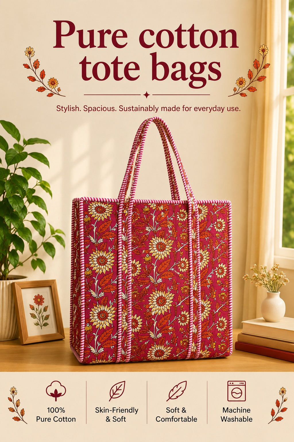 Premium Cotton Tote Bag