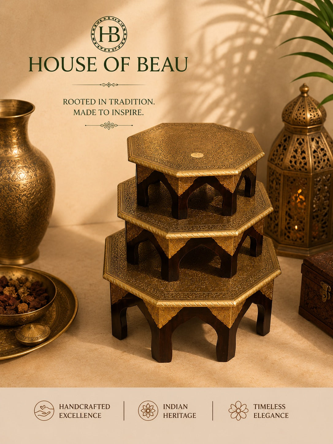 Artisan Wooden & Brass Furniture