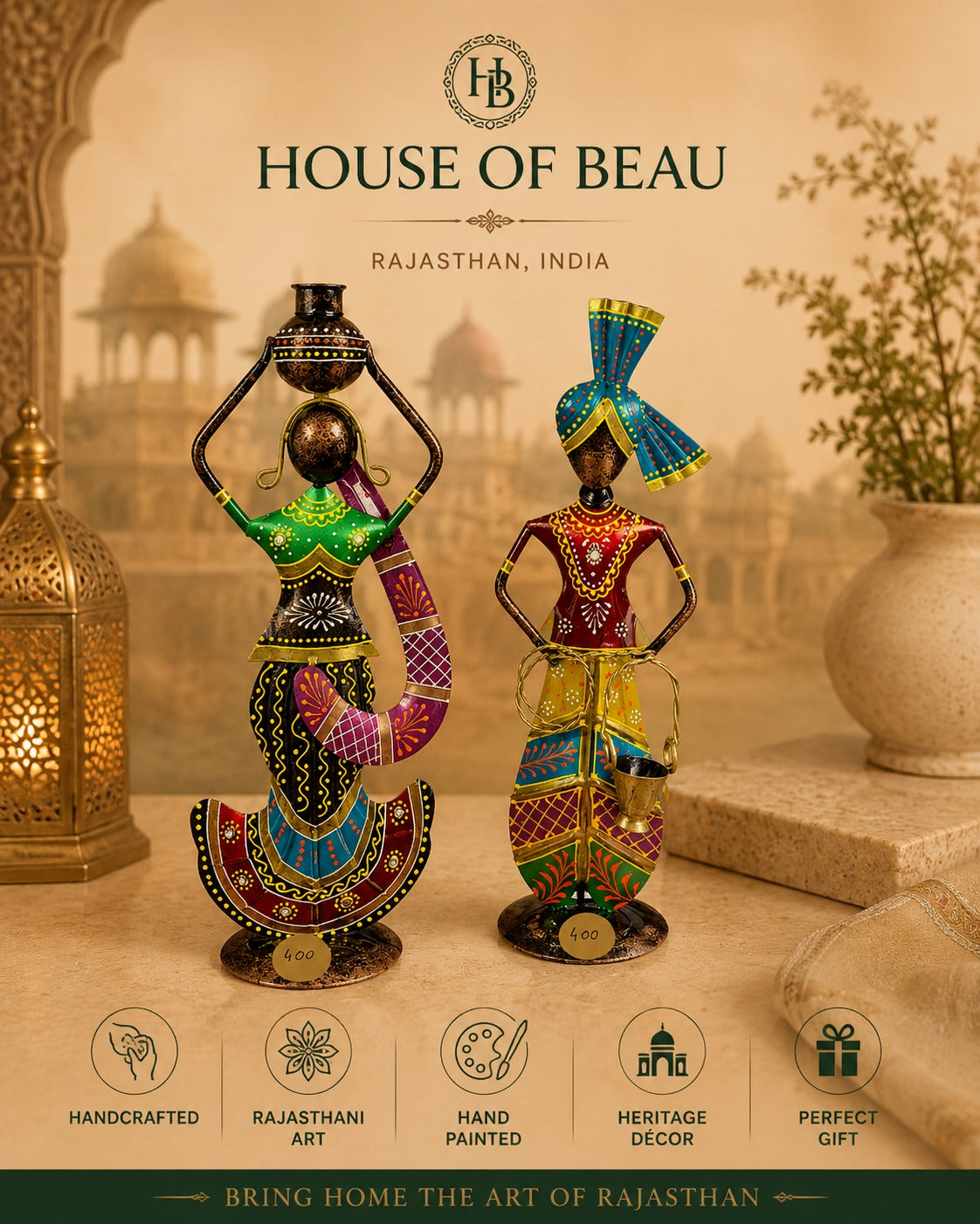 Handcrafted Metal Decorative Accents
