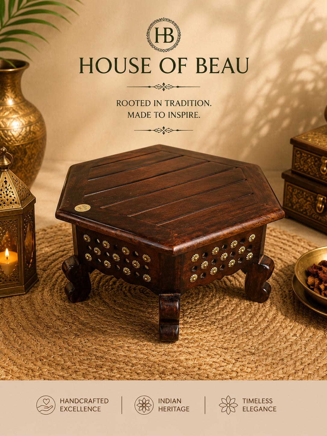 Artisan Wooden & Brass Furniture