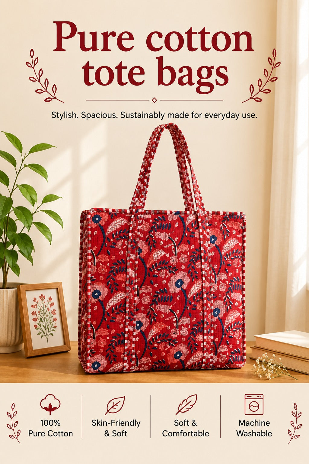 Premium Cotton Tote Bag