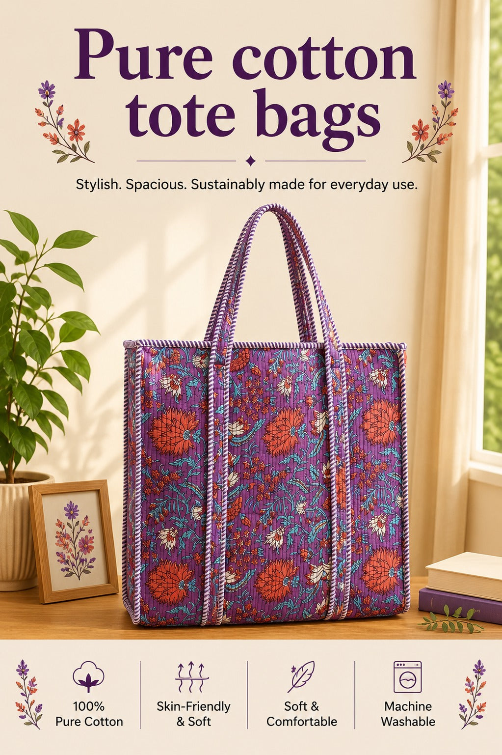 Premium Cotton Tote Bag