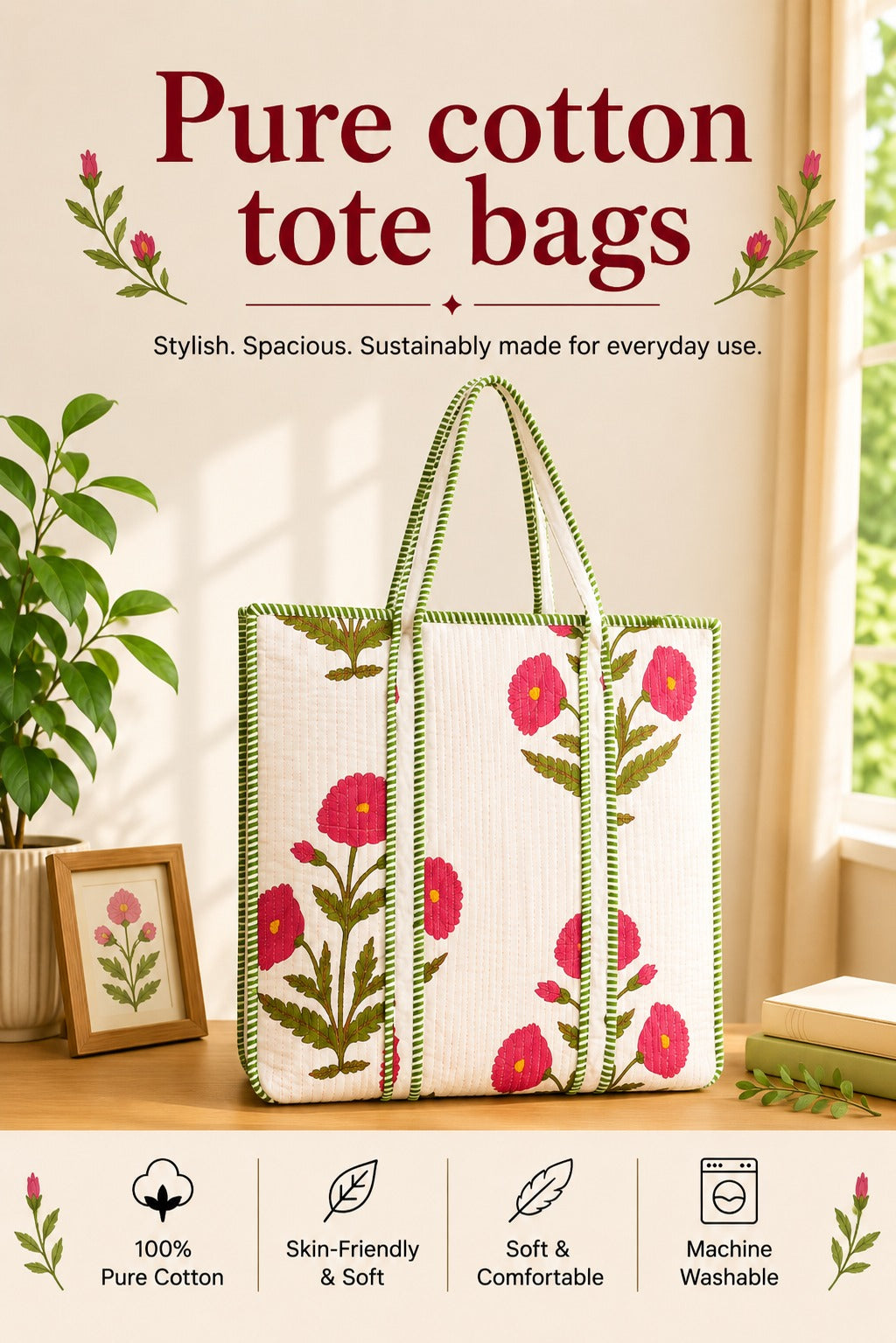 Premium Cotton Tote Bag