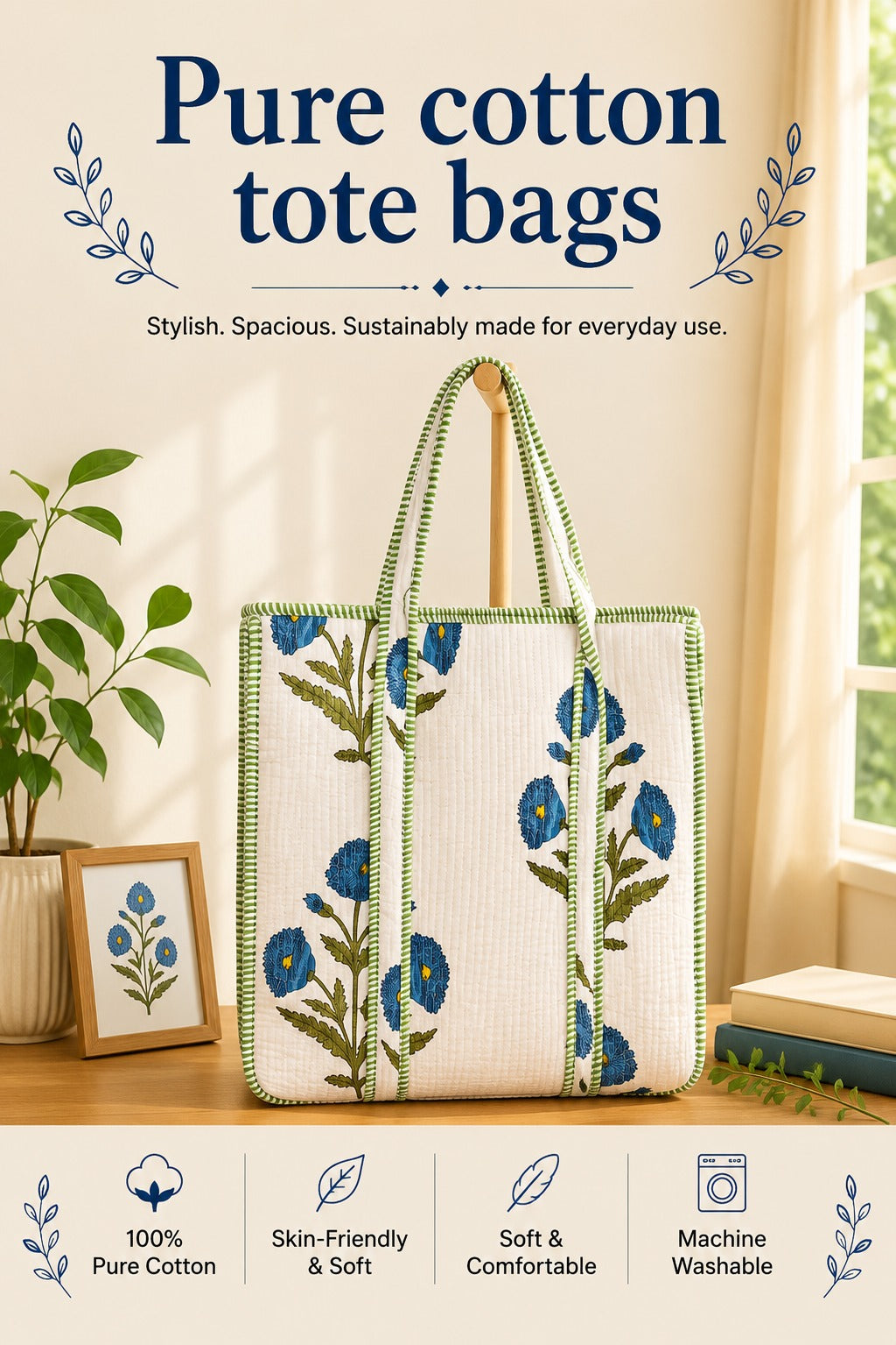 Premium Cotton Tote Bag