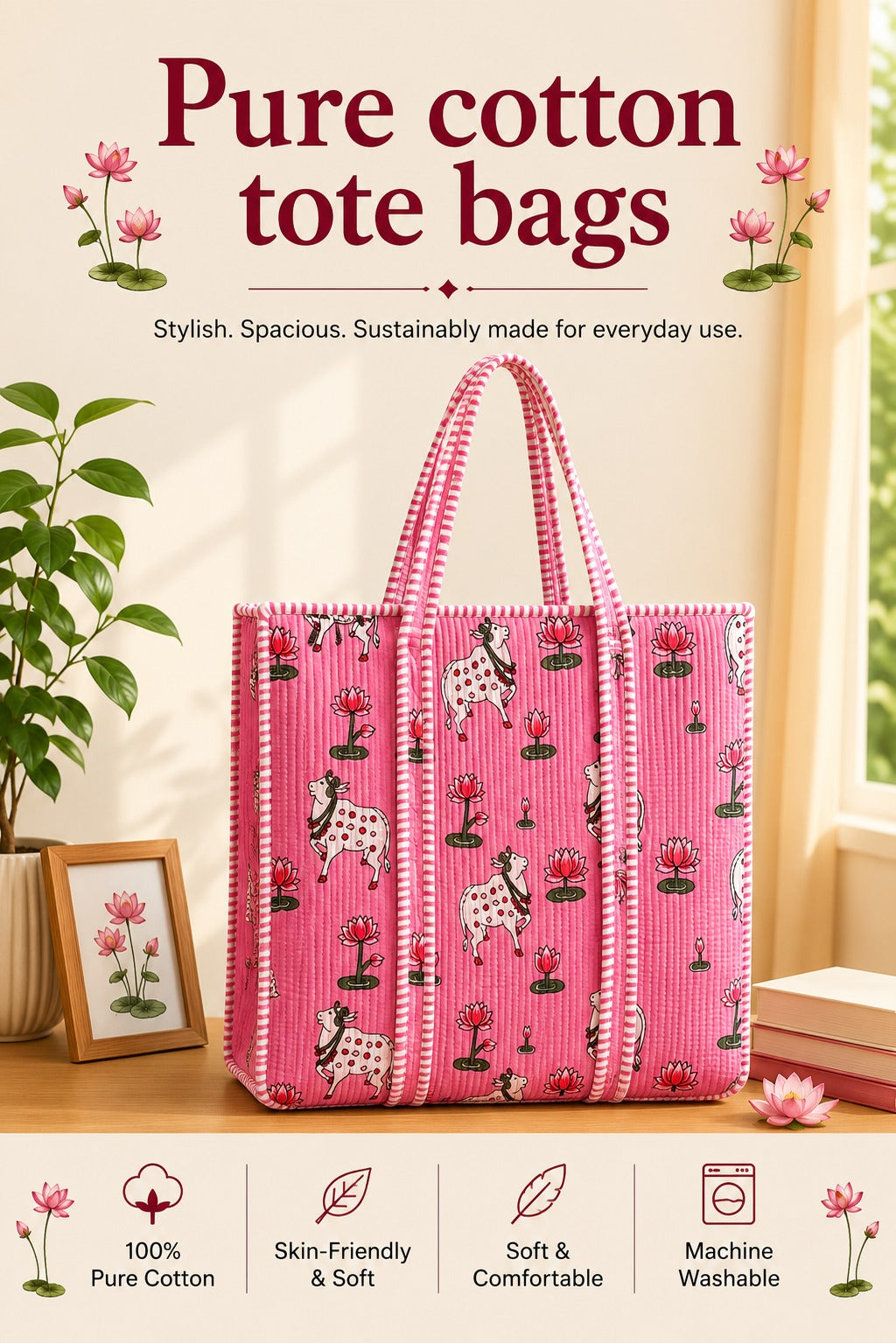 Premium Cotton Tote Bag