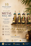 Handcrafted Metal Folk Art Figurines