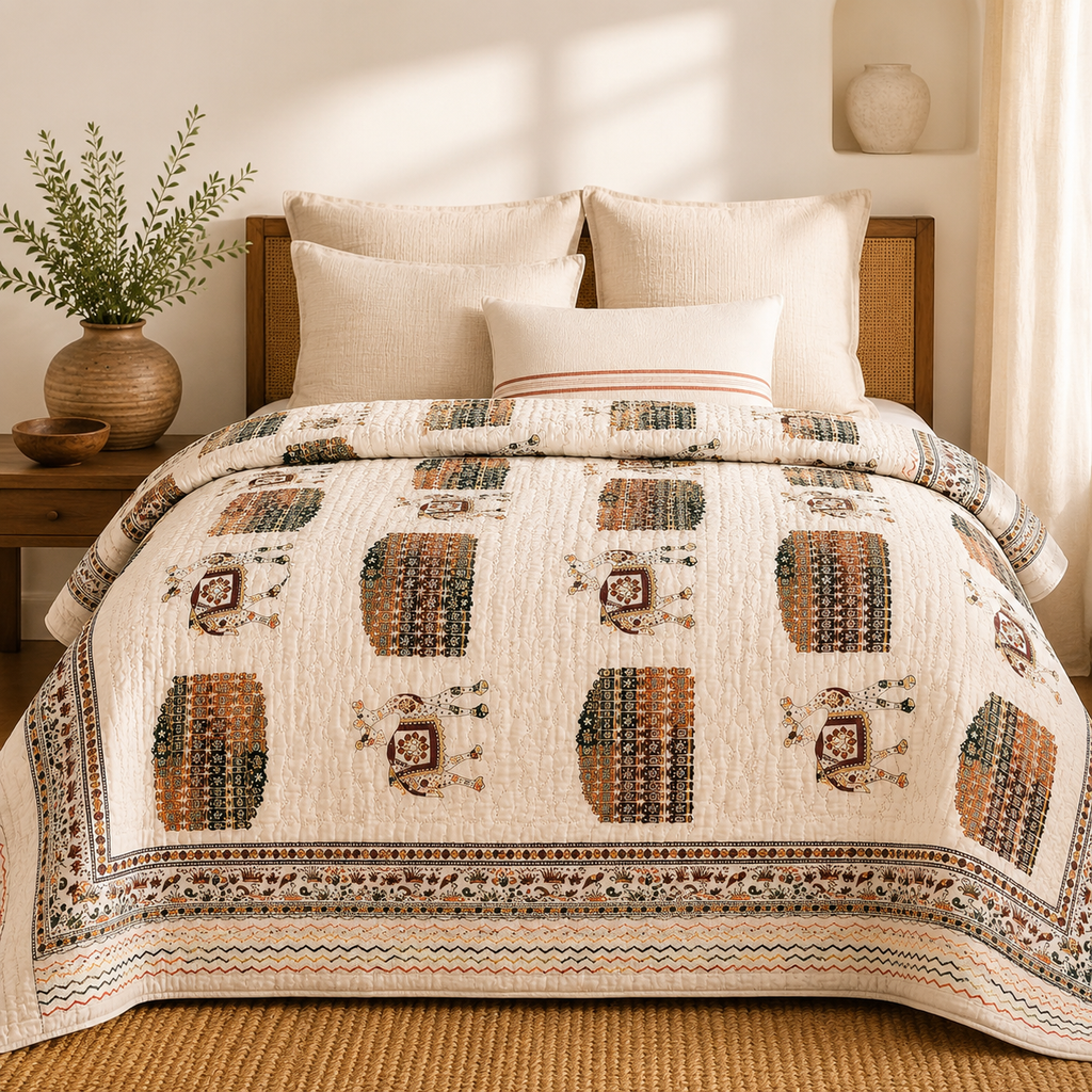 Premium Cotton Double Razai
