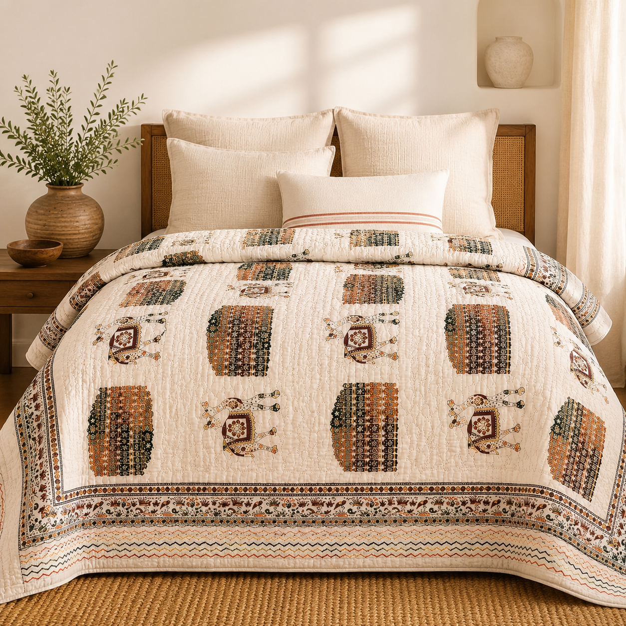Premium Cotton Double Razai