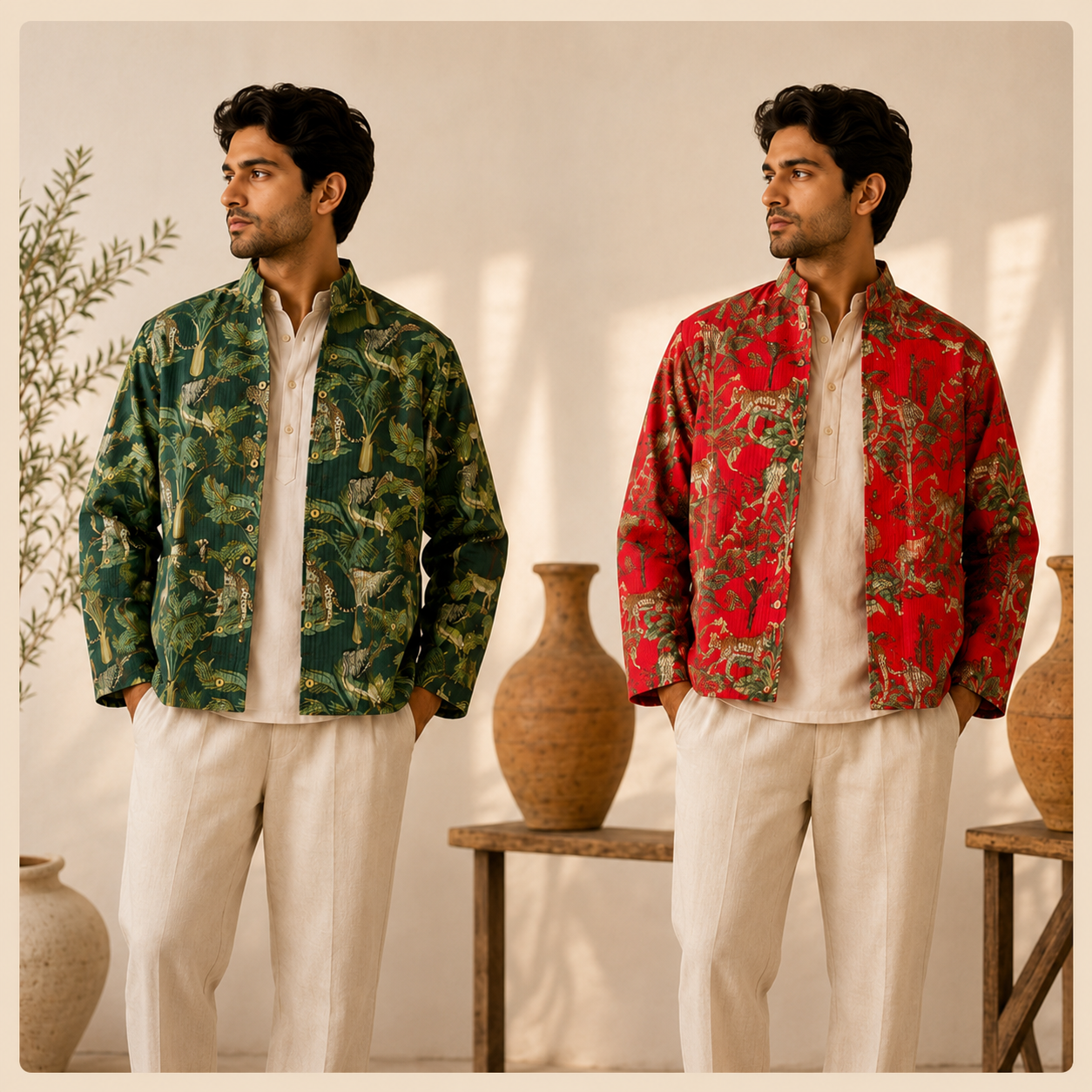 Reversible Jaipuri Jacket