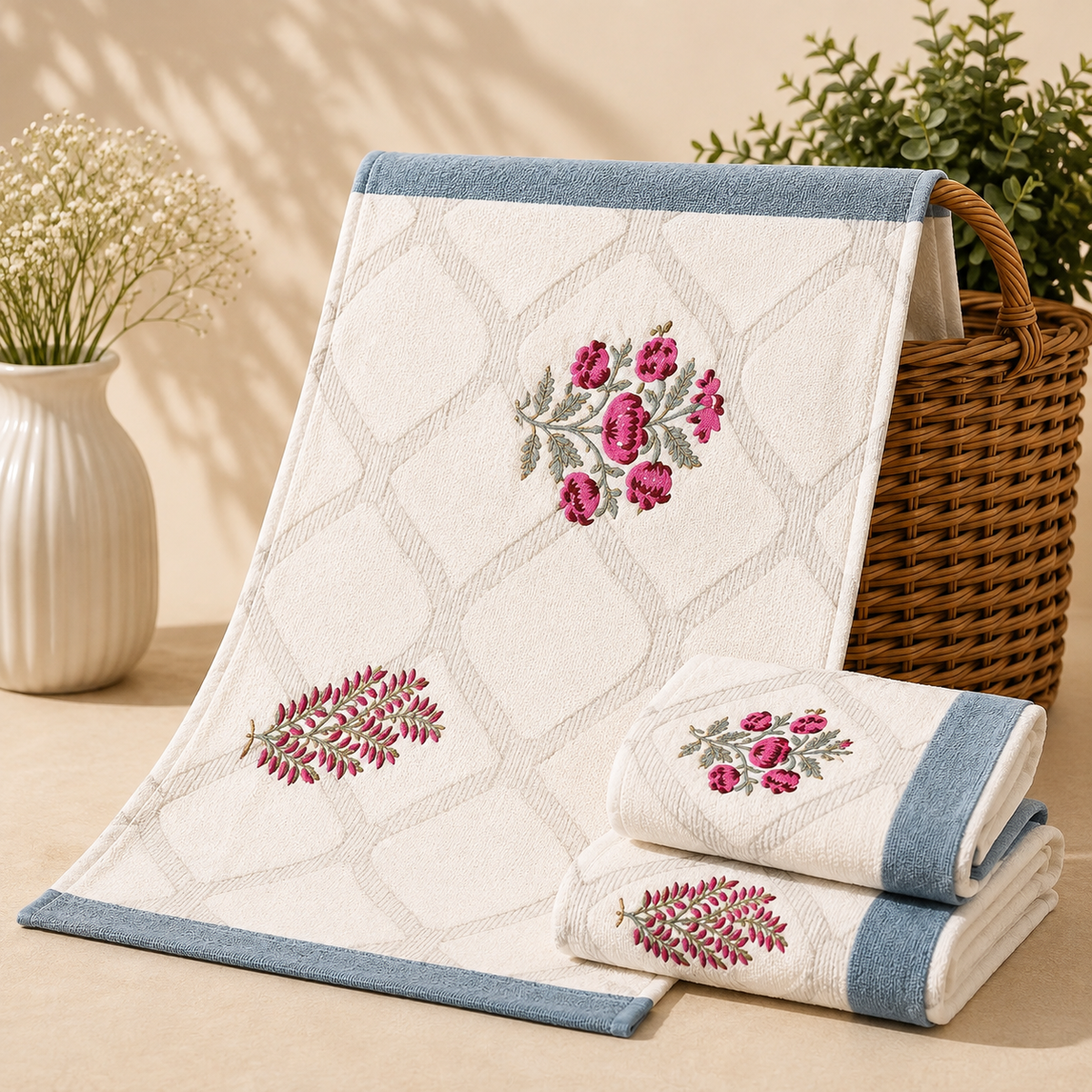 Premium Cotton Towel Set