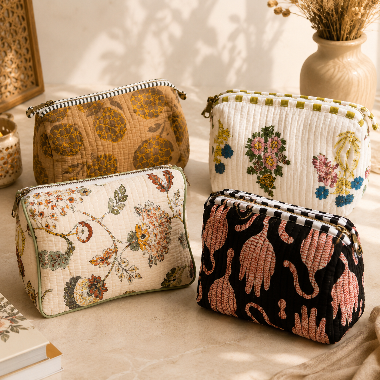 Premium Cotton Vanity Bag